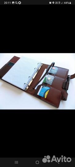 Кожаный ежедневник ручной работы