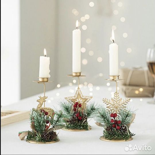 Подсвечник новогодний