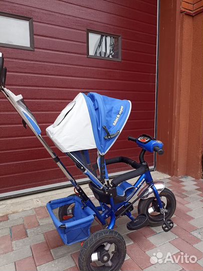 Детский велосипед с родительской ручкой