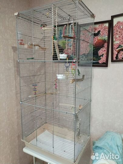 Большая клетка для попугая