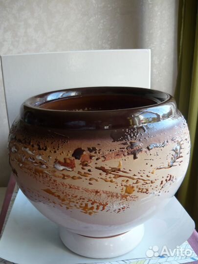 Гончарная керамика Горшок цветочный 12 литров