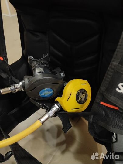 Акваланг комплект. Жилет, регулятор,баллон