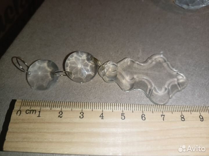 Лот Подвески для люстры СССР пластик