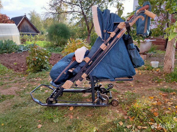 Детские санки коляска ника 7-8к