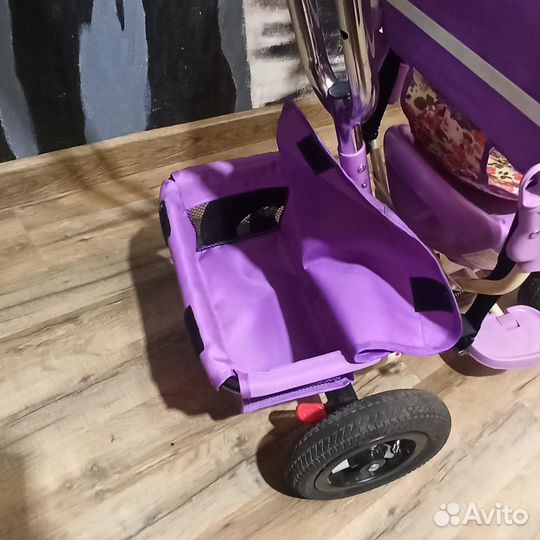 Велосипед коляска с ручкой