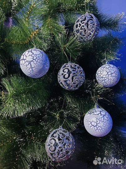 Елочные шары пластик