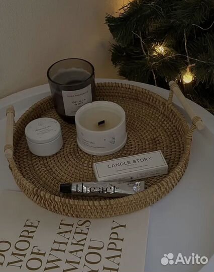 Поднос плетеный 28 см