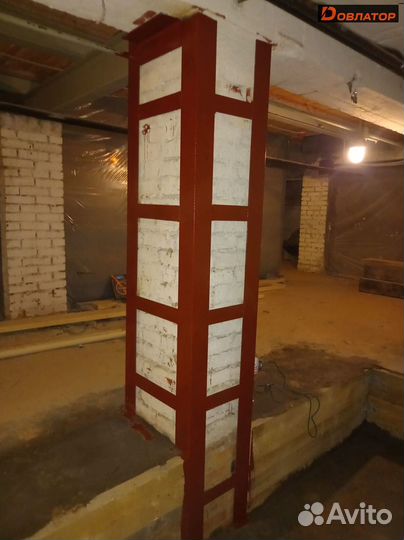 Усиление несущих проемов