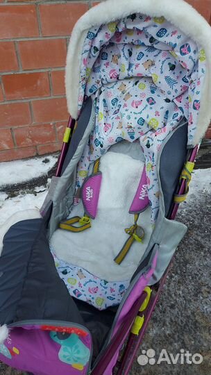 Санки коляска ника