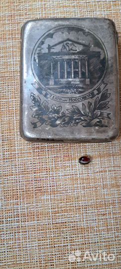 Портсигар серебряный СССР 