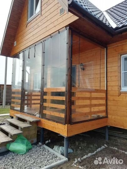 Мягкие окна из пвх для террасы