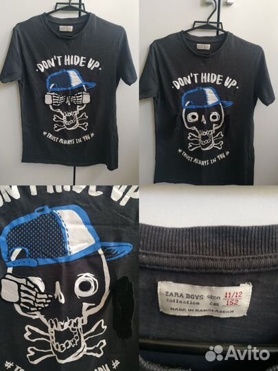 Футболки на мальчика Zara,158-164