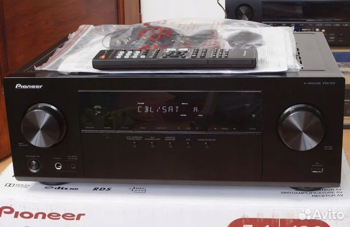 Ресивер Pioneer VSX-531, 5.1, bluetooth