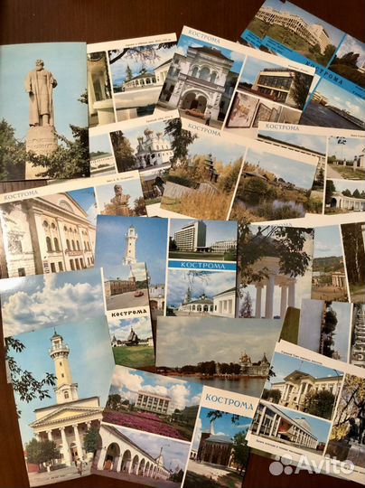 Набор открыток СССР, города, 1968-81гг