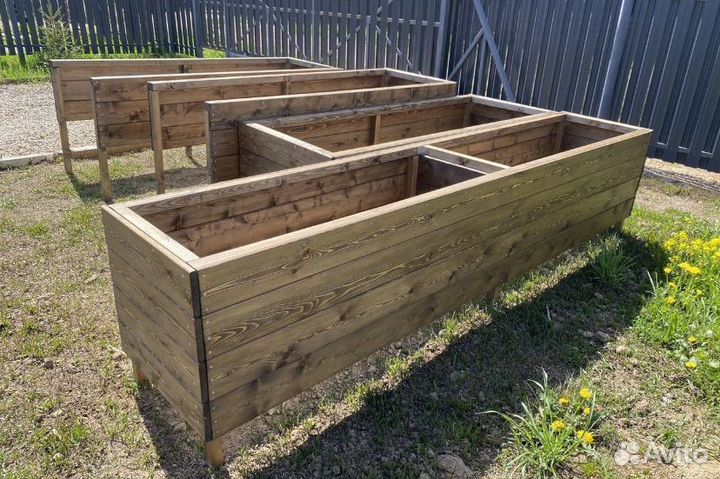 Грядки деревянные для растений