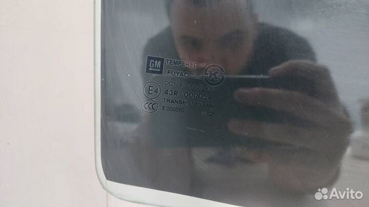 Стекло двери задней правой Chevrolet Cruze J300 20
