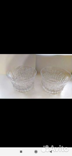 Вазы конфетницы хрустальные СССР