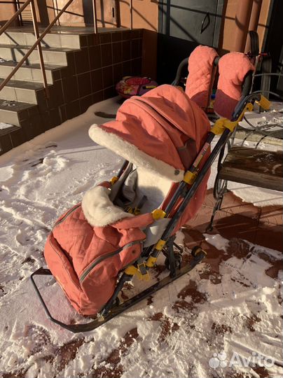 Коляска санки