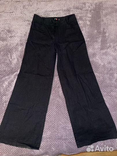 Льняные брюки женские 46