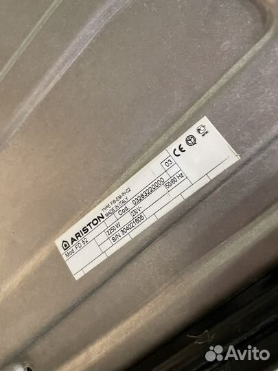 Электрическая духовка ariston type f16-em-in-02