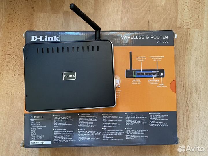 Wi-Fi роутер D-Link DIR-320