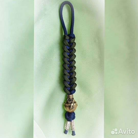 Плетение пиранья паракорд нож темляк брелок
