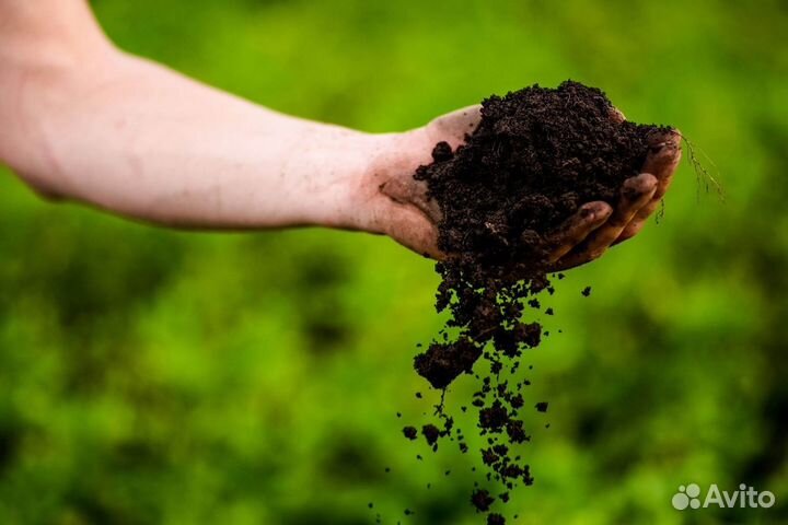Чернозем навоз в мешках
