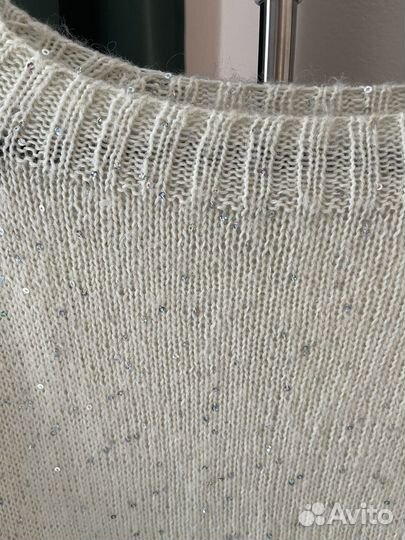 Свитер туника ручной вязки