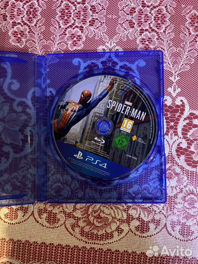 Диск Spider-man 2018 для PS4
