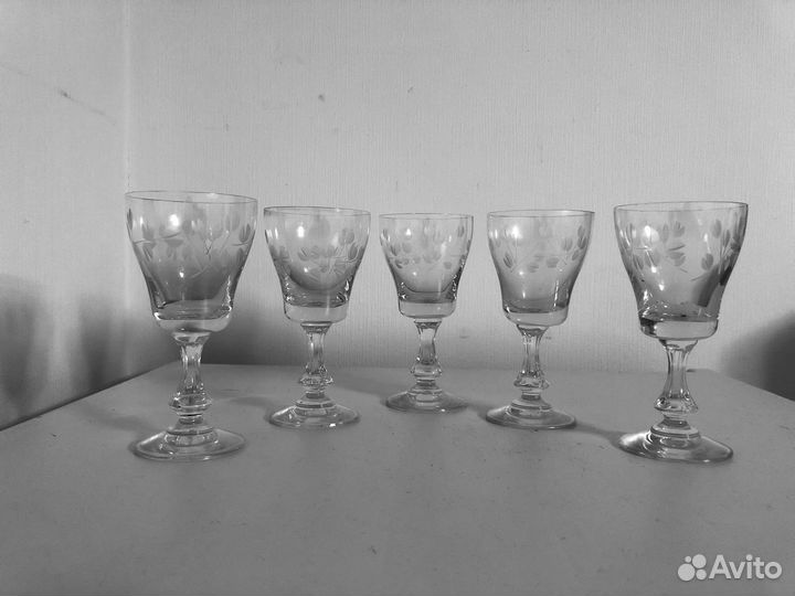 Фужеры хрустальные СССР