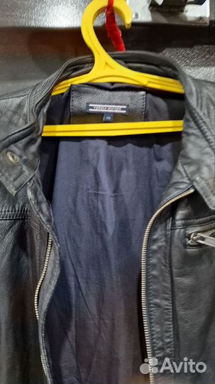 Кожаная куртка мужская на рост 175см