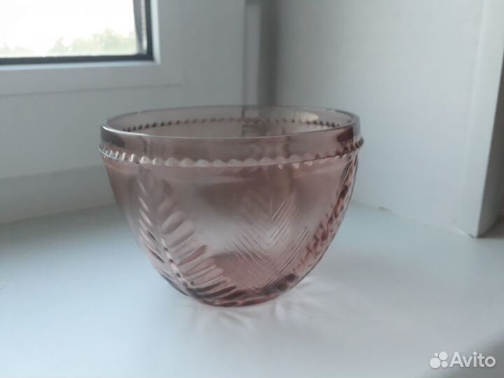 Вазочка для варенья, стекло, СССР