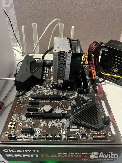 Мп Gigabyte B550 gaming X V2 (AM4) с Ryzen 5600
