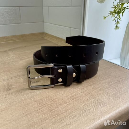 Мужской ремень ручной работы (гравировка)