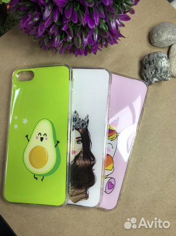 Чехол силиконовый с рисунком на iPhone 7/8