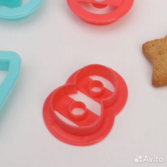 Набор форм для вырезания печенья Доляна «Цифры», 1