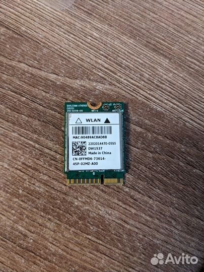 Wi-Fi+BT wlan Atheros qcsnfa282 M.2 PCI-E