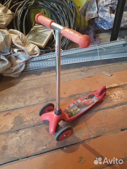 Самокат детский трехколесный бу