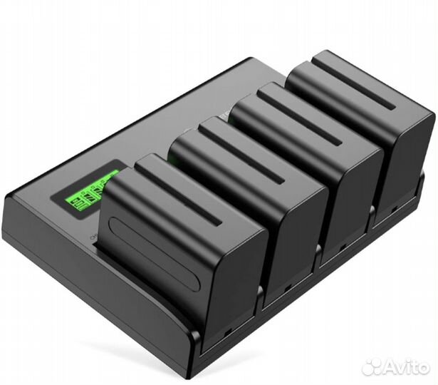 4 аккумулятора + зарядное устройство Powerextra NP