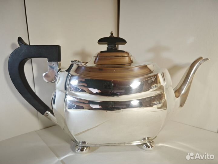 Серебряный чайный сервиз 3 предмета Англия 1931 г