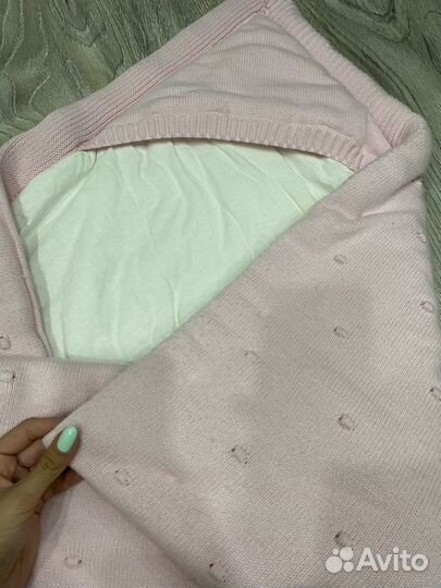 Конверт-одеяло на выписку весна-осень