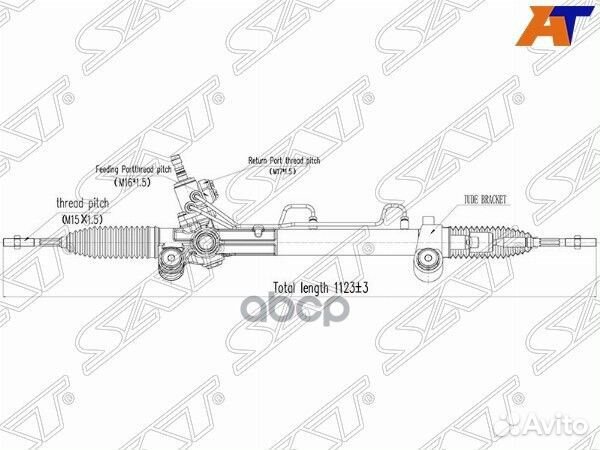 Рейка рулевая Toyota Camry ##V40 06-11 LHD ST-4