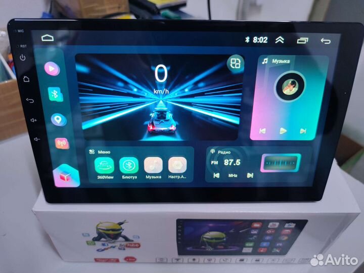 Магнитола CarAudio 7216C;10 дюймов;2/32;Hi-Fi;Qled