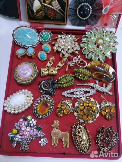 Брошь винтажная