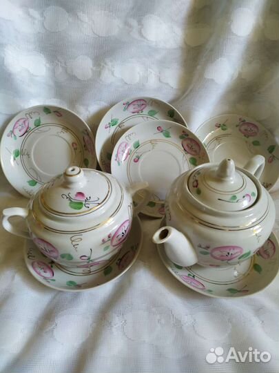 Лфз Вербилки сервиз чайные пары СССР