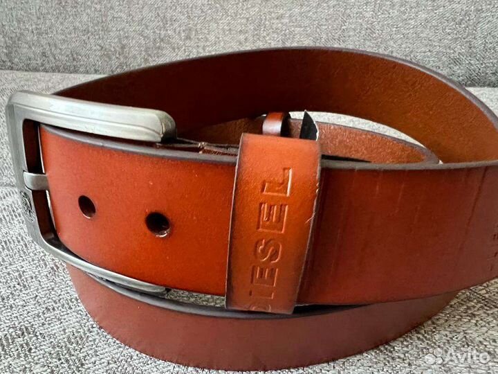 Ремень коричневый мужской новый Diesel оригинал
