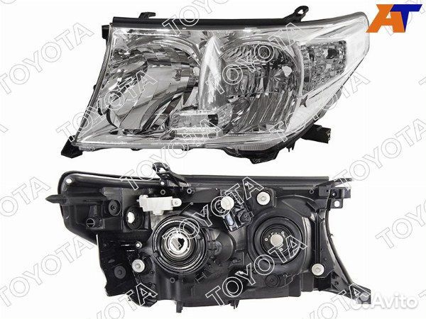 Фара toyota land cruiser, toyota land cruiser 200, toyota land cruiser 200 07-12