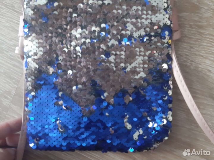 Cумка детская с пайетками новая