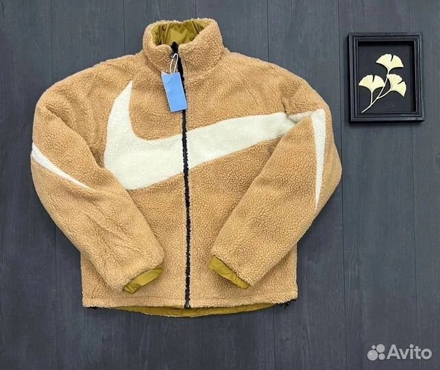 Двухсторонняя куртка барашка nike nocta