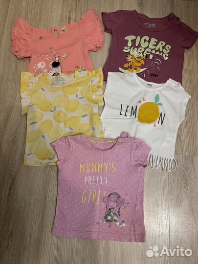 Вещи на девочку пакетом 74-80